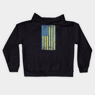 Ukrainian American Ukraine Patriot Kids Hoodie